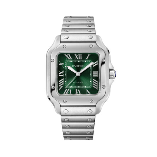 Santos de Cartier Medium Automatic 35 mm Stainless Steel image number 0